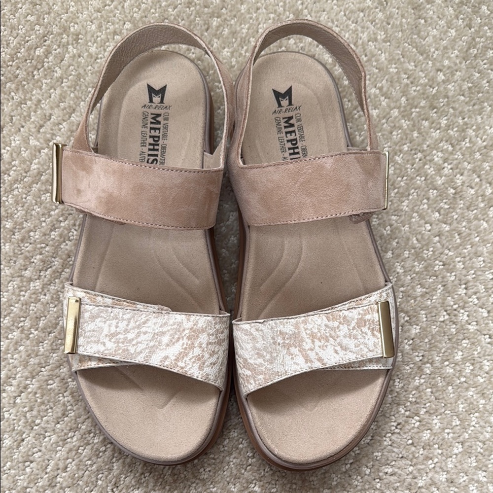 Mephisto Dominica Sandals with Adjustable Straps - New w/o box